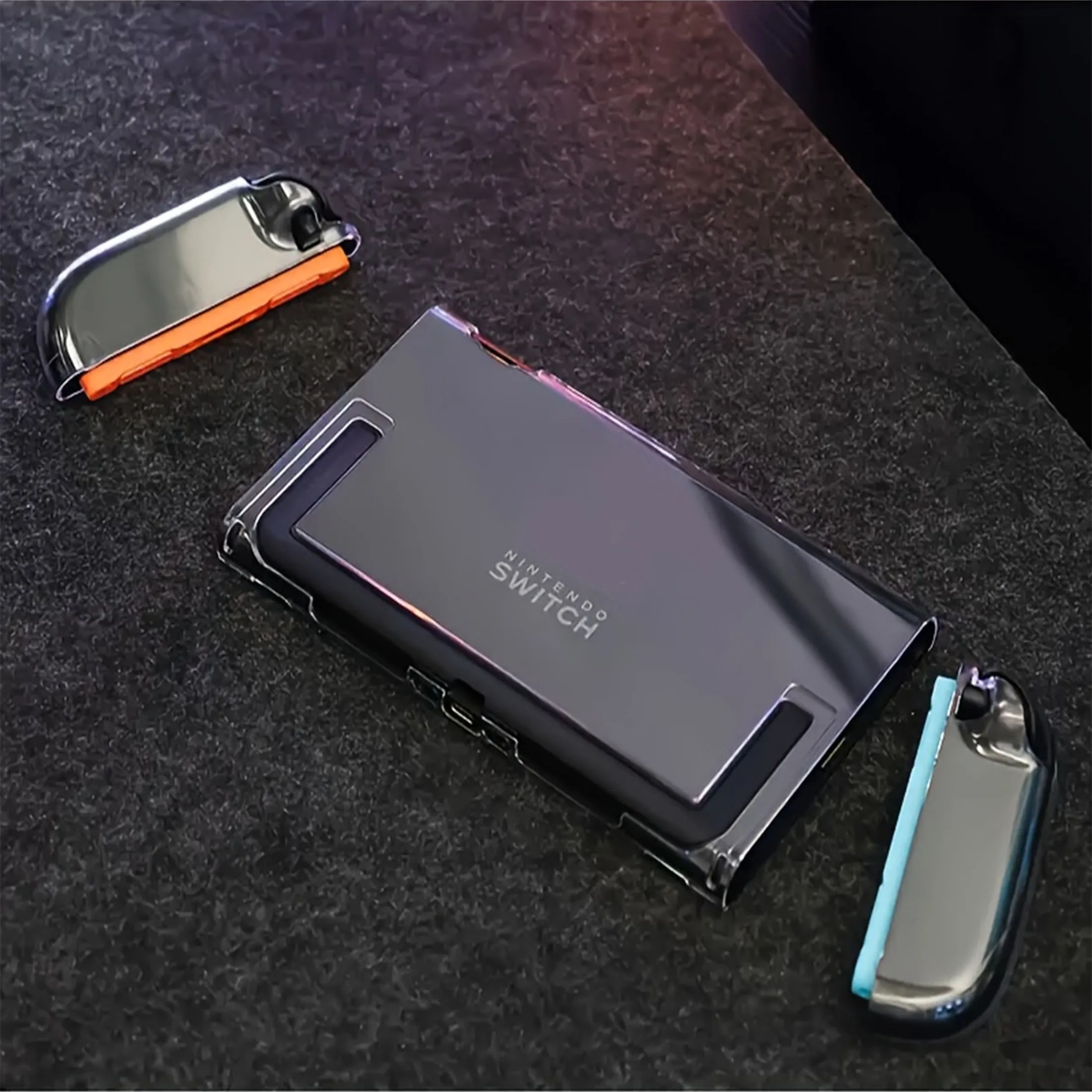 Dockable Cover Transparent Protective Case Compatible with Nintendo Switch 2, 2 TPU Covers for Joycon, Anti-Scratch thumbnail 5
