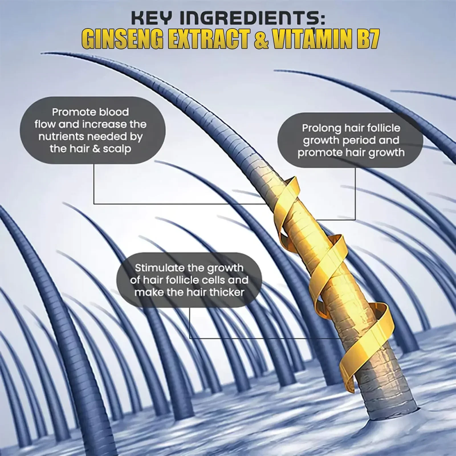 SF52 Prevent Hair Loss Care Repairing Serum Fragrance Smoothing Protects Hair Loss Damaged Hair & Scalp Care Conditioner thumbnail 3
