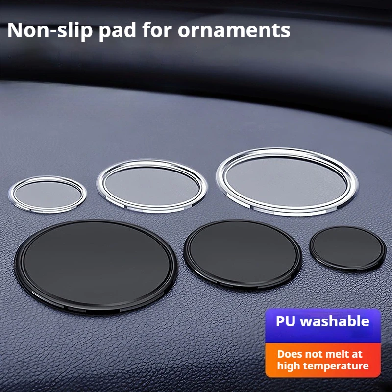 1-3PCS Car Dashboard Non-Slip Mats, Removable Sticky Silicone Gel Pad Multi-Functional Auto Magic Gel Holder Stick to Cell Phone thumbnail 3