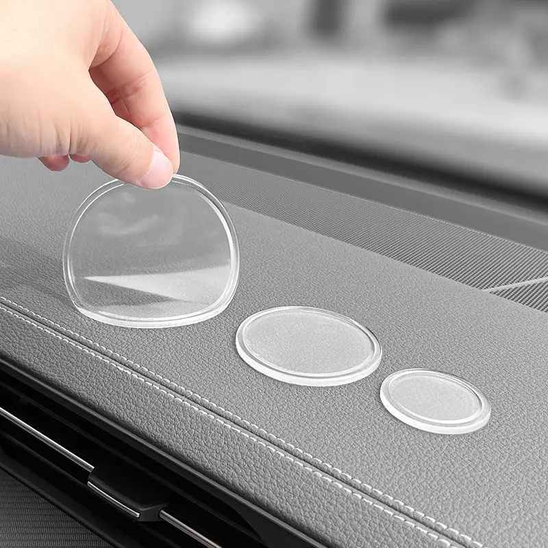 1-3PCS Car Dashboard Non-Slip Mats, Removable Sticky Silicone Gel Pad Multi-Functional Auto Magic Gel Holder Stick to Cell Phone thumbnail 2