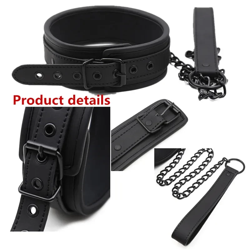 Sex Toys for Woman BDSM Sex Bondage Set Erotic Adults Toys Handcuffs Ankle Cuffs Collar Sex Toy Kit Adults Games Sex Products thumbnail 5