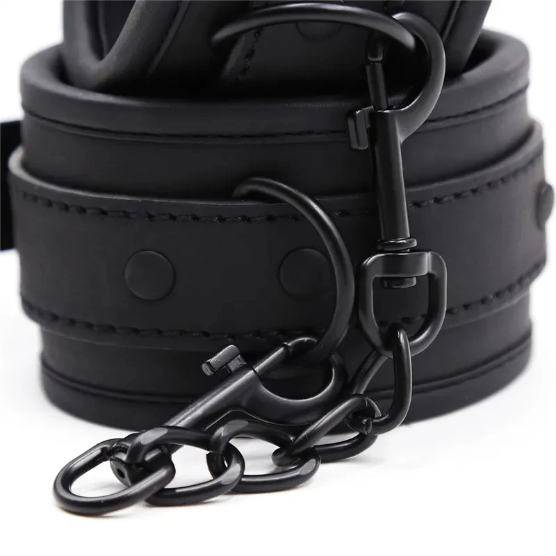 Sex Toys for Woman BDSM Sex Bondage Set Erotic Adults Toys Handcuffs Ankle Cuffs Collar Sex Toy Kit Adults Games Sex Products thumbnail 6