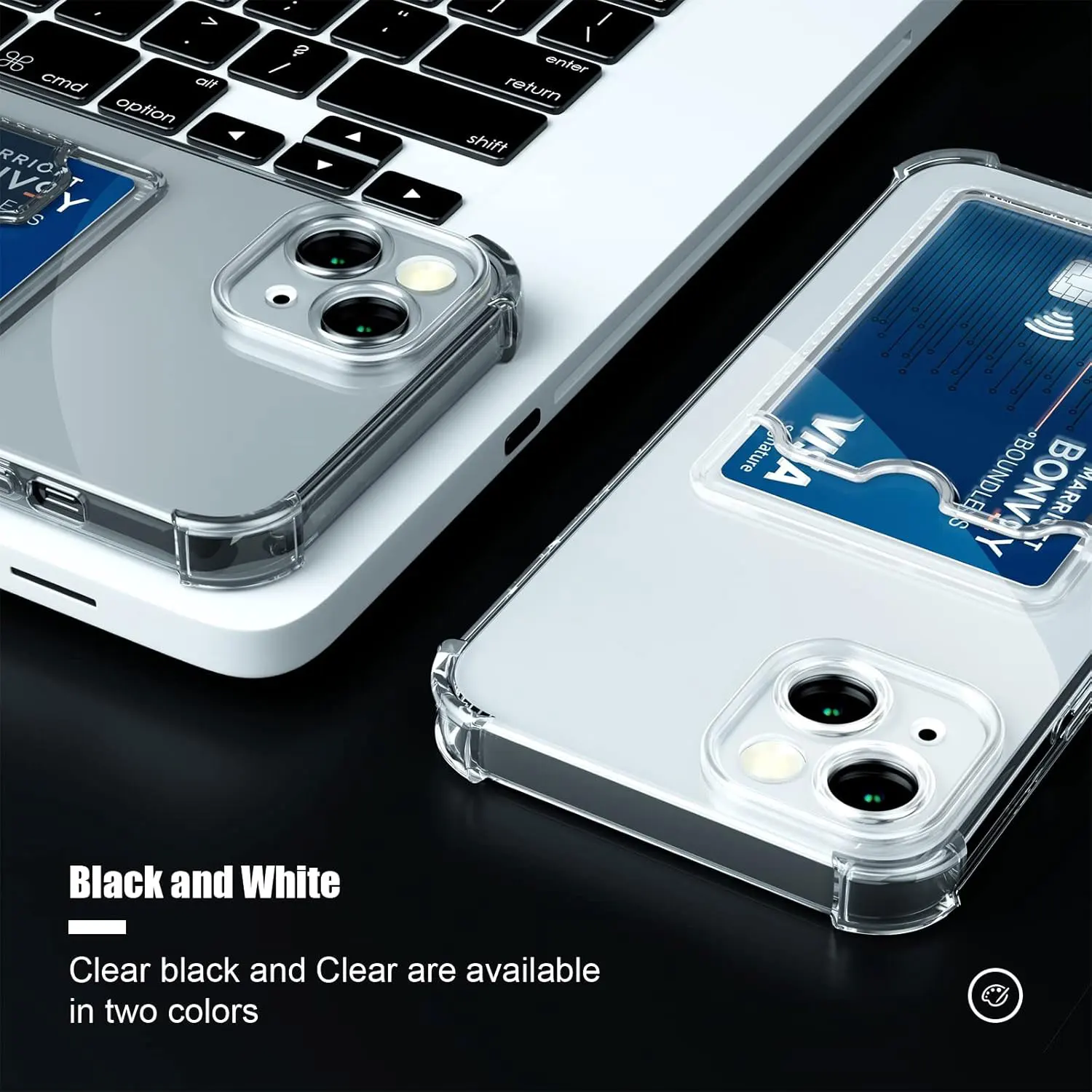 Case for iPhone 17 16 15 Pro Max Clear Cover Soft TPU Wallet Bag with Card Slot Shockproof For iphone 17 Air 14 Plus 13 12 11 thumbnail 4