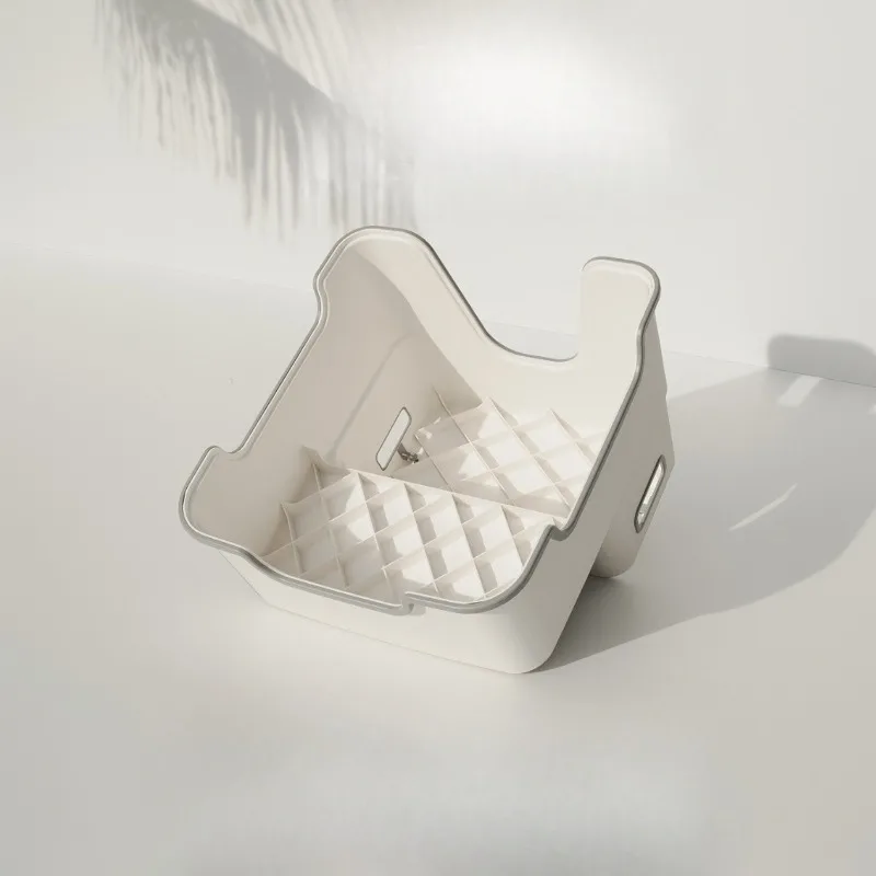 Portable Step Stool Bathroom Anti Slip Two-step Ladder: Suitable for Toilet Training and Sink - Plastic, No Electricity Required thumbnail 4