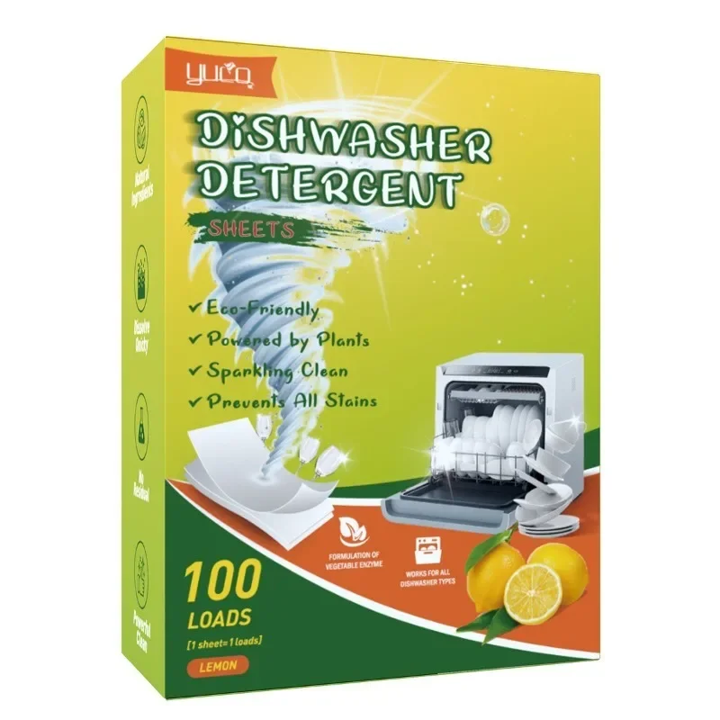 Dishwasher Dish Cleaning Tablets Decontamination Decontamination Brightening Multifunctional Cleaning Tablets Kitchen Tools thumbnail 4
