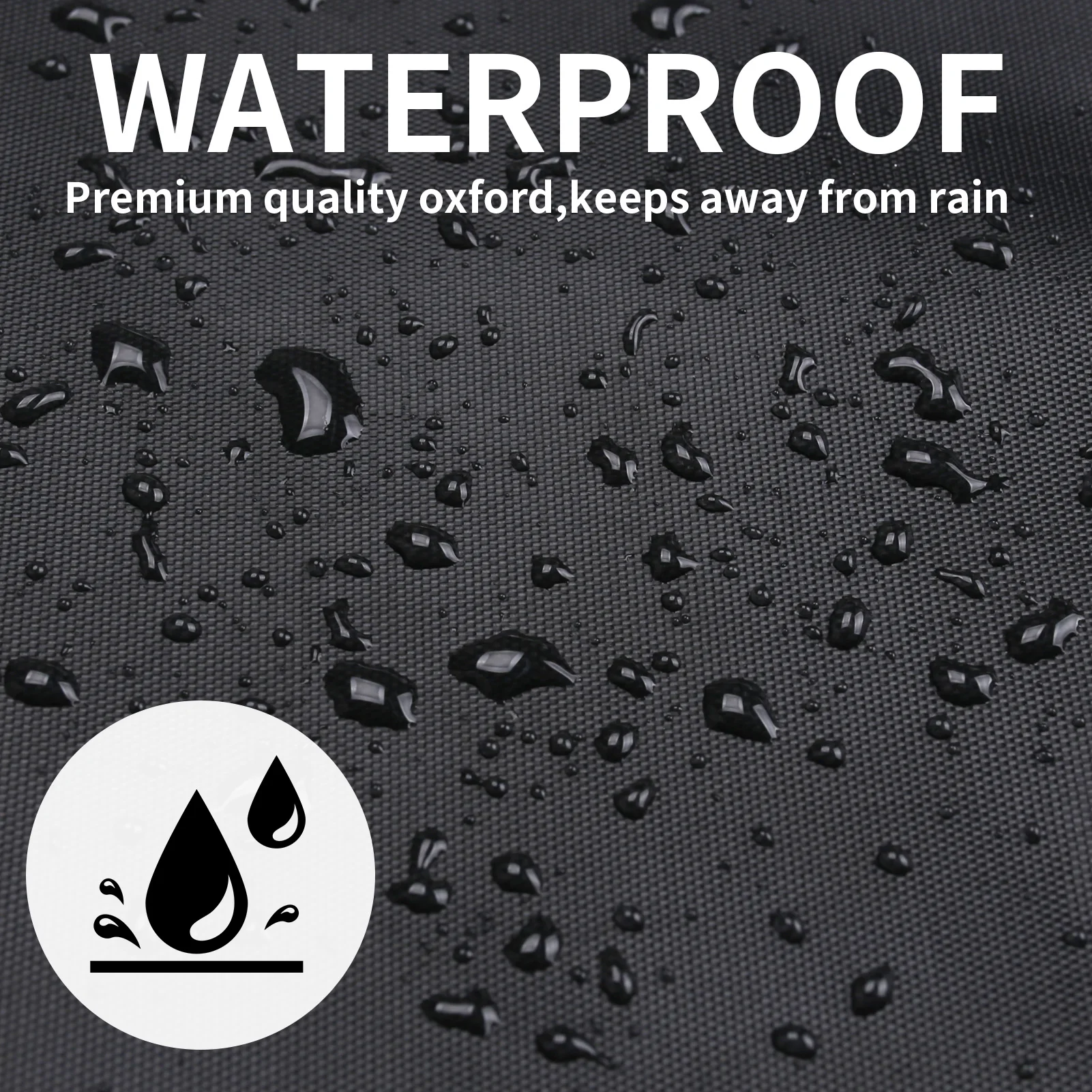 Outdoor BBQ Grill Covers For Charcoal & Gas Grills Waterproof Anti-Dust Weather-Resistant Anti-UV Heavy Duty Barbecue Cover thumbnail 3