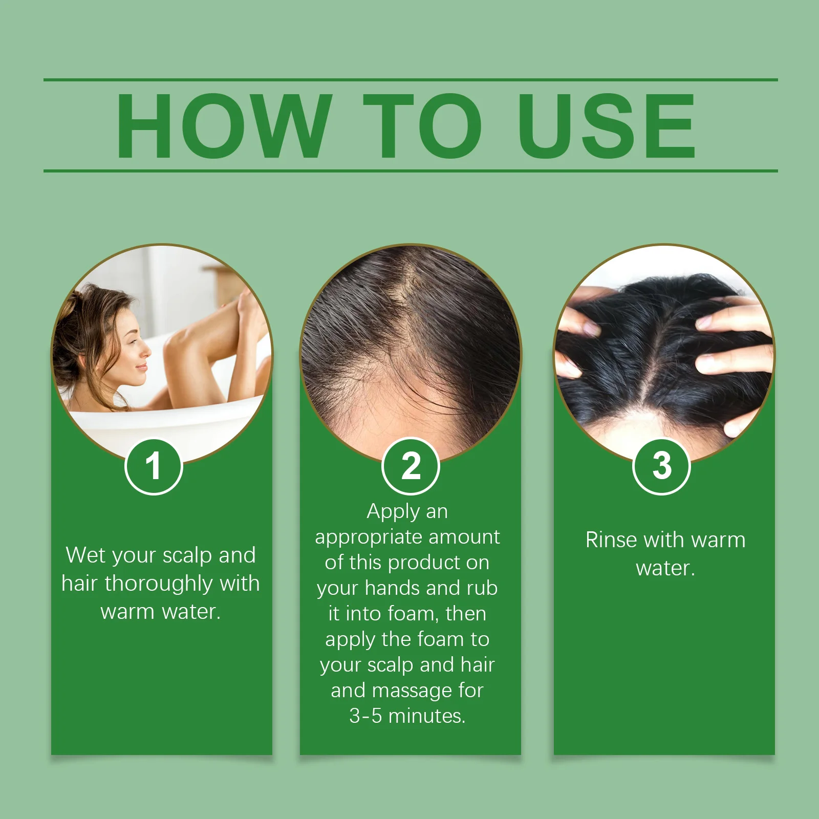 Organic Batana Oil Shampoo Soothing Scalp Intense Repair Batana Nourishing Shampoo with Rosemary Extract for All Hair Types thumbnail 6