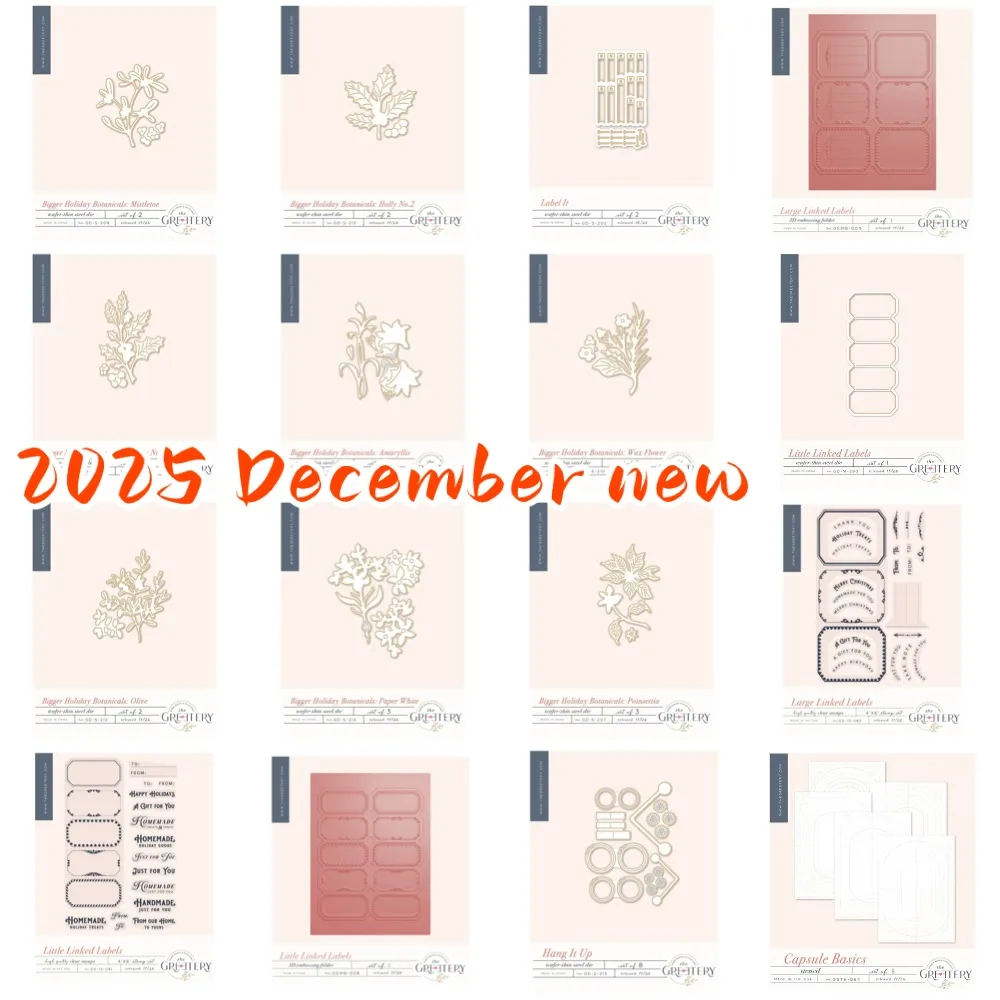 2026  New flower Dies For DIY Scrapbooking Crafts Maker Photo Album Template Handmade Thegreetery Winter Mitts Embossing Folder thumbnail 2