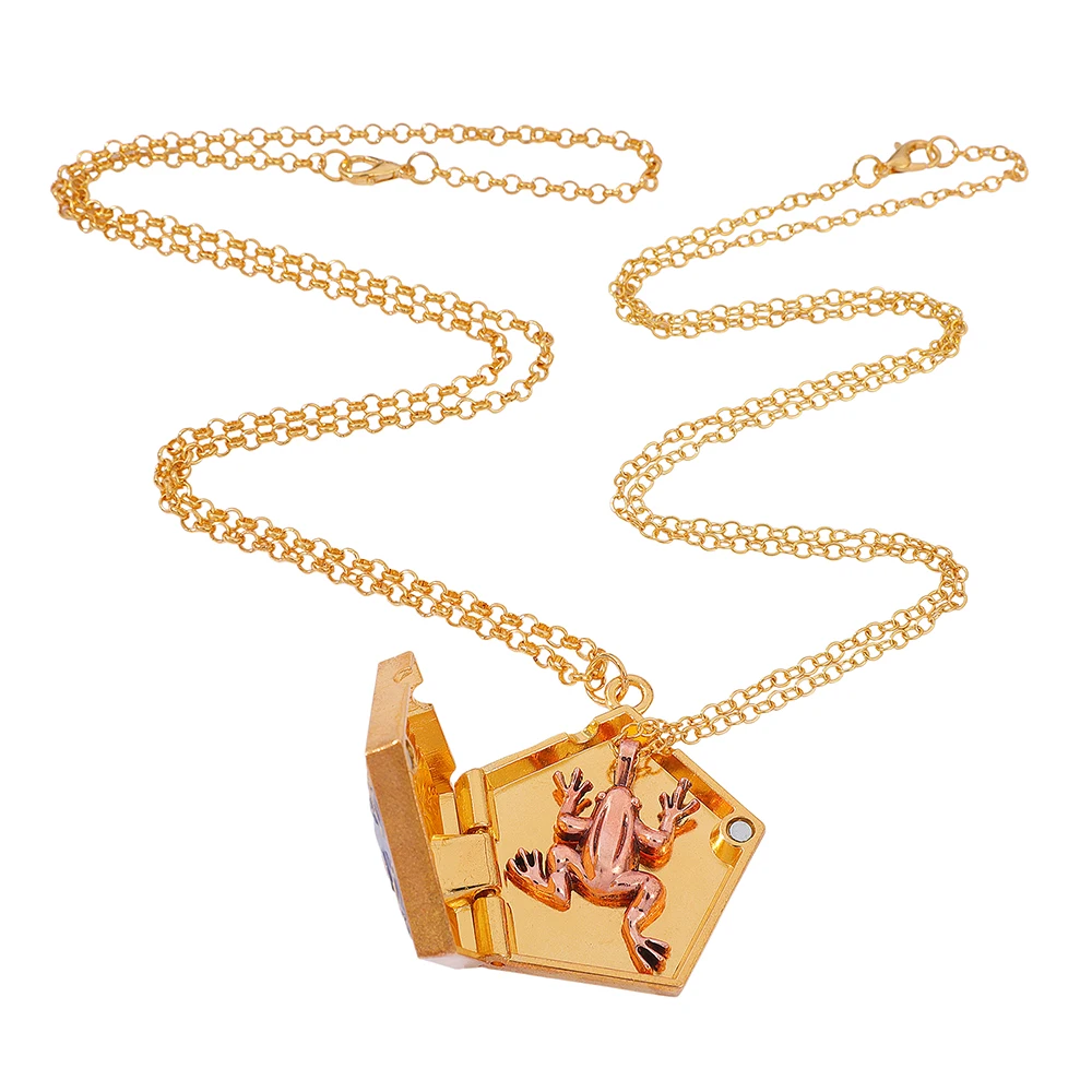 Anime Chocolate Frog Cosplay Necklace Cartoon Jewelry Accessory for Fans Collection Children's Birthday Gift Can Open thumbnail 6