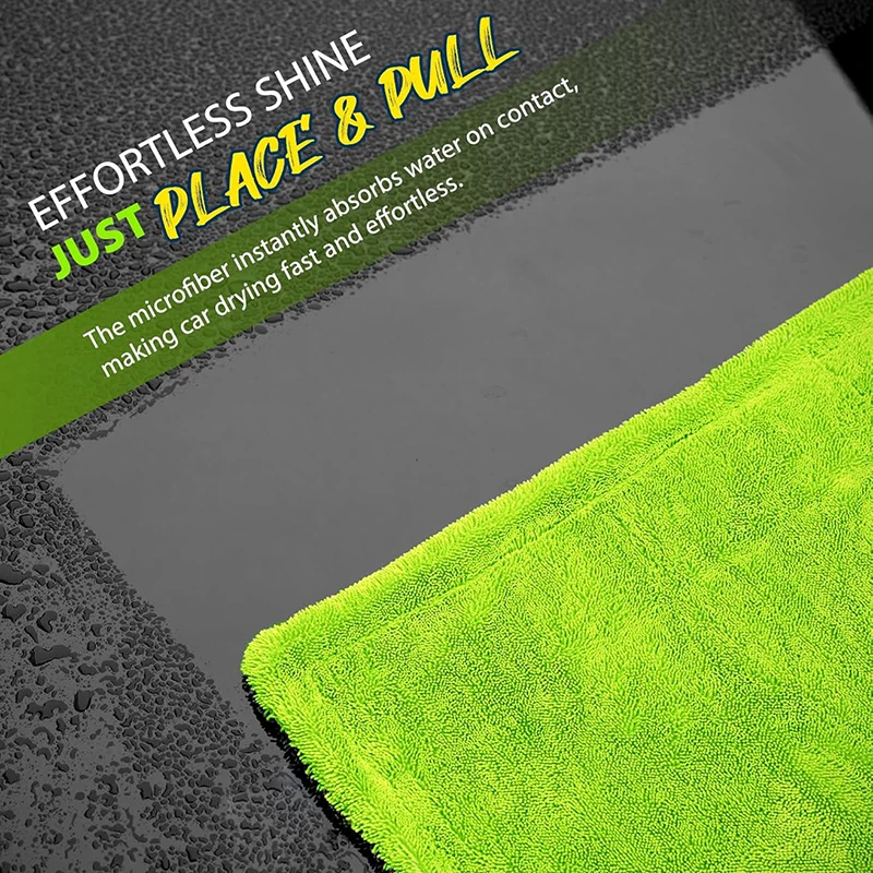 1400GSM Ultra-Thick Drying Towel for Car/Motorcycle Oversized 60x120cm Cleaning Cloth Soft High Absorbent Car Detailing Towel thumbnail 4