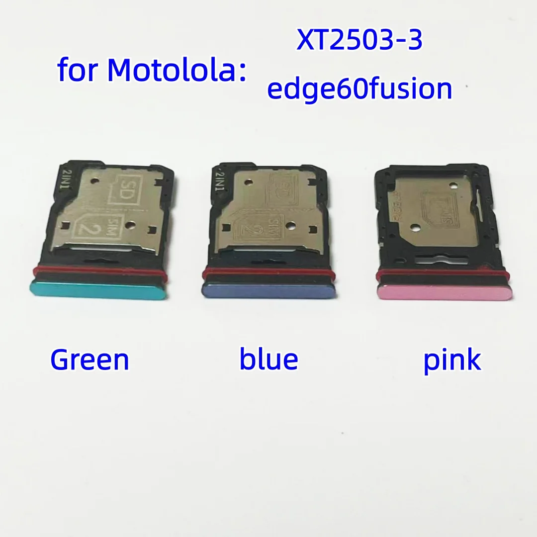 SIM Card Tray Adapter chip drawer Holder For Motolola Moto Edge60 Edge60Pro Edge60fusion Edge60Ultra XT2505-4 XT2503-3 XT2501-1 thumbnail 5