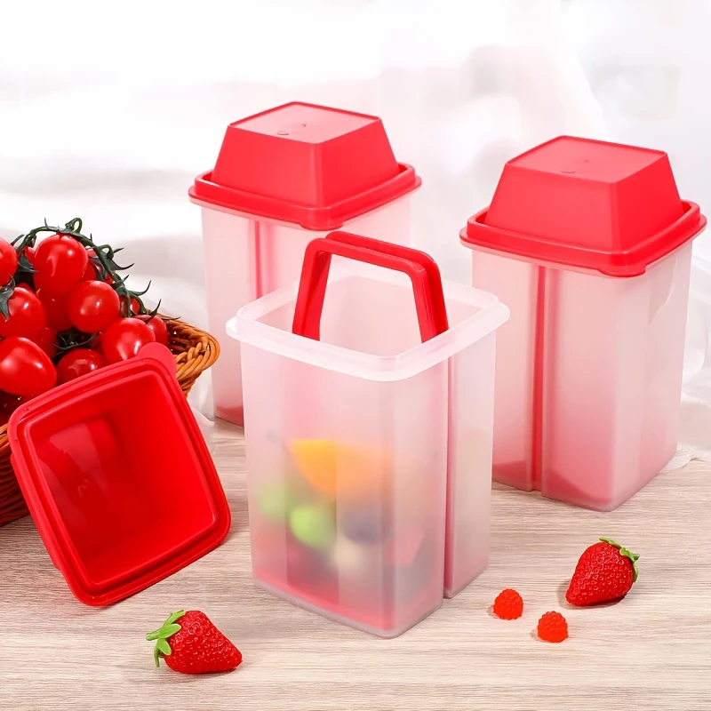 Reusable Food Storage Jars With Strainer For Mess-Free Storage Of Condiment Food-Easy To Open Lid Design Outdoor Tableware thumbnail 4