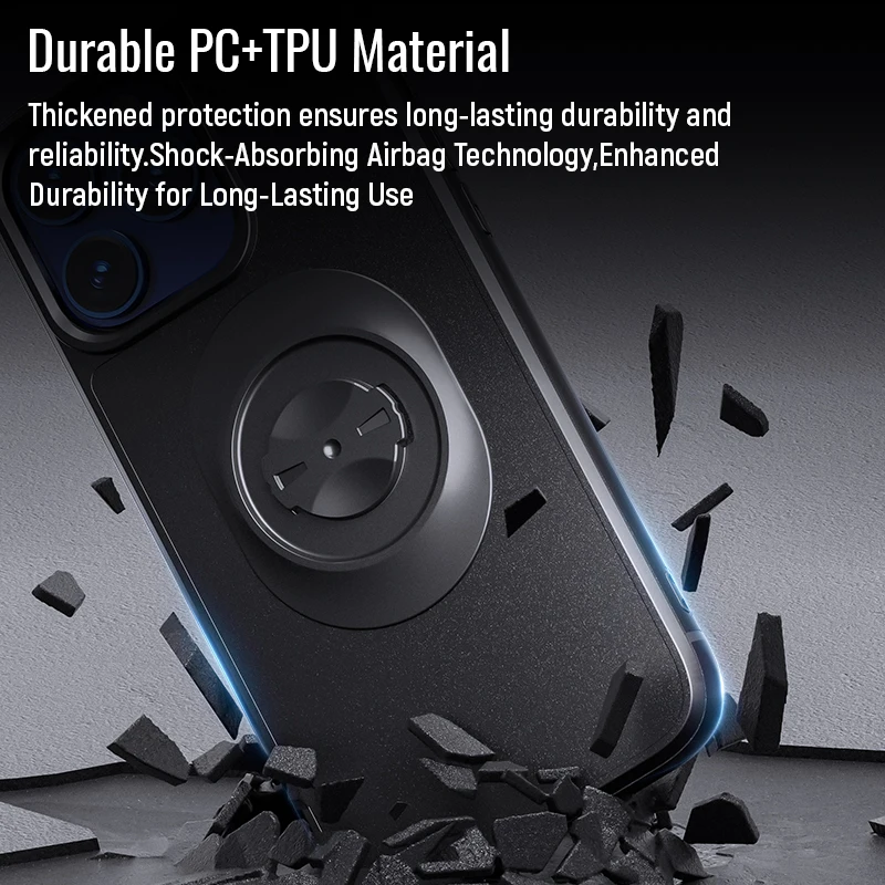 Shockproof Case for iPhone XR/11/12/13/14/15/16/17 Pro Max Quick Mount Phone Case with Adapter For Garmin Bicycle Phone Holder thumbnail 4