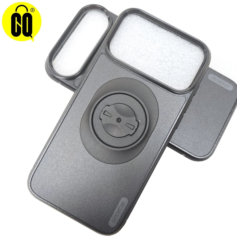 Shockproof Case for iPhone XR/11/12/13/14/15/16/17 Pro Max Quick Mount Phone Case with Adapter For Garmin Bicycle Phone Holder