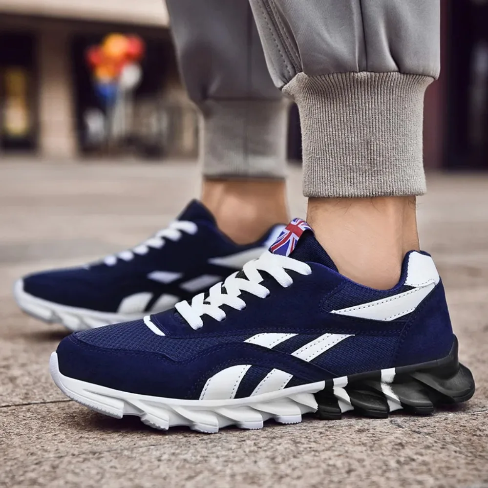 Mens Casual Sneakers Outdoors light Walking Sport Men Running Shoes Jumping Designer Comfortable High Quality Mens Tennis Hombre thumbnail 4