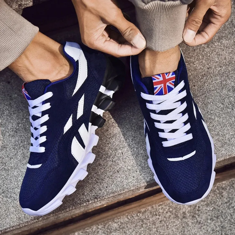 Mens Casual Sneakers Outdoors light Walking Sport Men Running Shoes Jumping Designer Comfortable High Quality Mens Tennis Hombre thumbnail 5