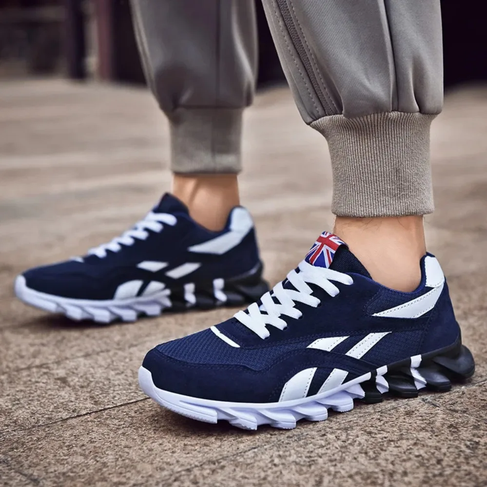 Mens Casual Sneakers Outdoors light Walking Sport Men Running Shoes Jumping Designer Comfortable High Quality Mens Tennis Hombre thumbnail 3