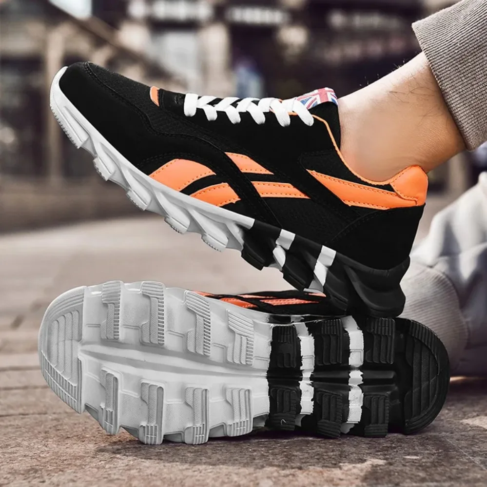 Mens Casual Sneakers Outdoors light Walking Sport Men Running Shoes Jumping Designer Comfortable High Quality Mens Tennis Hombre thumbnail 6
