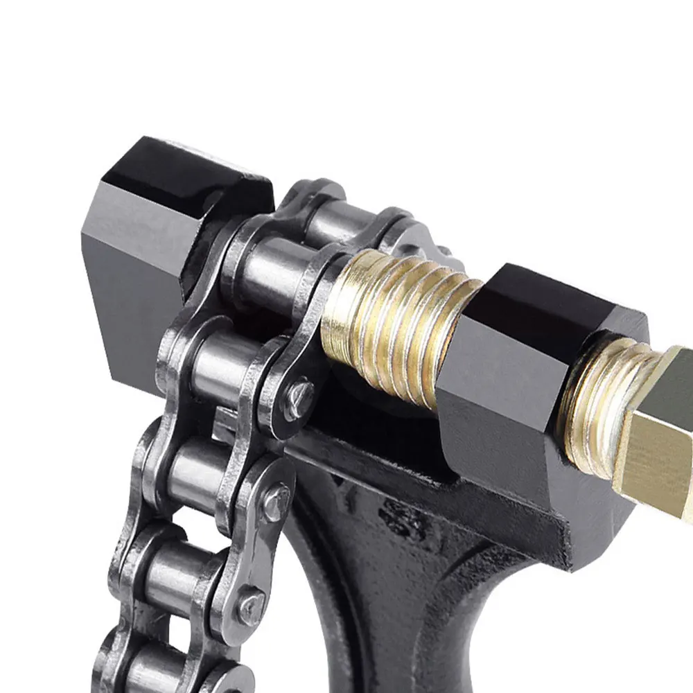Motorcycle Chain Breaker Link Removal Splitter Tool 420 428 520 530 Chain Cutter Riveting Tool for 420-530 Chains thumbnail 2