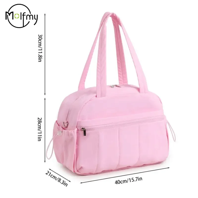 Women's Travel Duffel Bags Large-capacity Gym Bag with Wet Pocket Carry on Waterproof Weekender Handbag Toiletry Bags 2025 New thumbnail 2