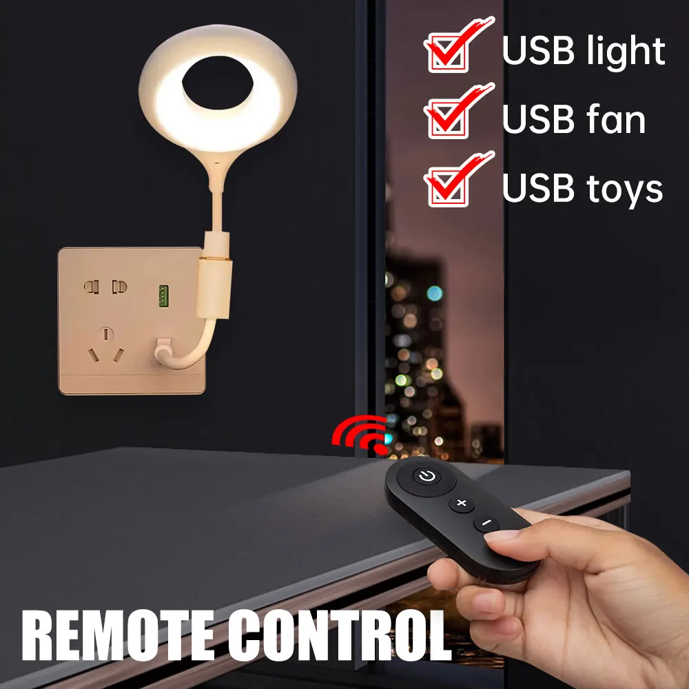 DC 5V USB RF Remote Switch Wireless LED Strip Dimmer Fan Speed Controller Module for Cabinet Night Lights DIY Lighting Control thumbnail 3