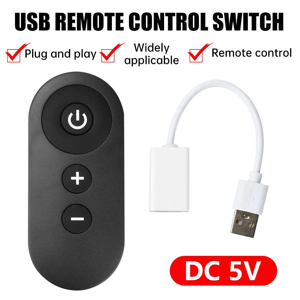 DC 5V USB RF Remote Switch Wireless LED Strip Dimmer Fan Speed Controller Module for Cabinet Night Lights DIY Lighting Control thumbnail 4