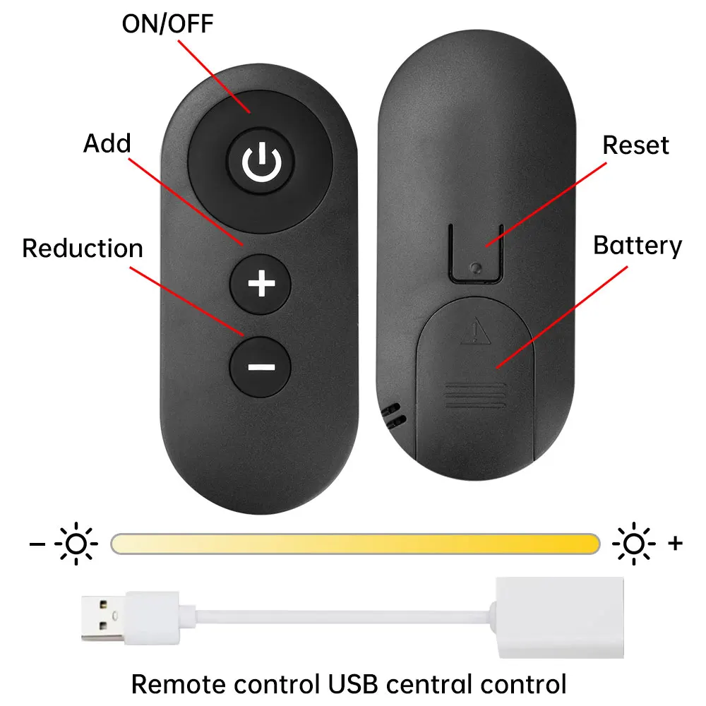 DC 5V USB RF Remote Switch Wireless LED Strip Dimmer Fan Speed Controller Module for Cabinet Night Lights DIY Lighting Control thumbnail 6