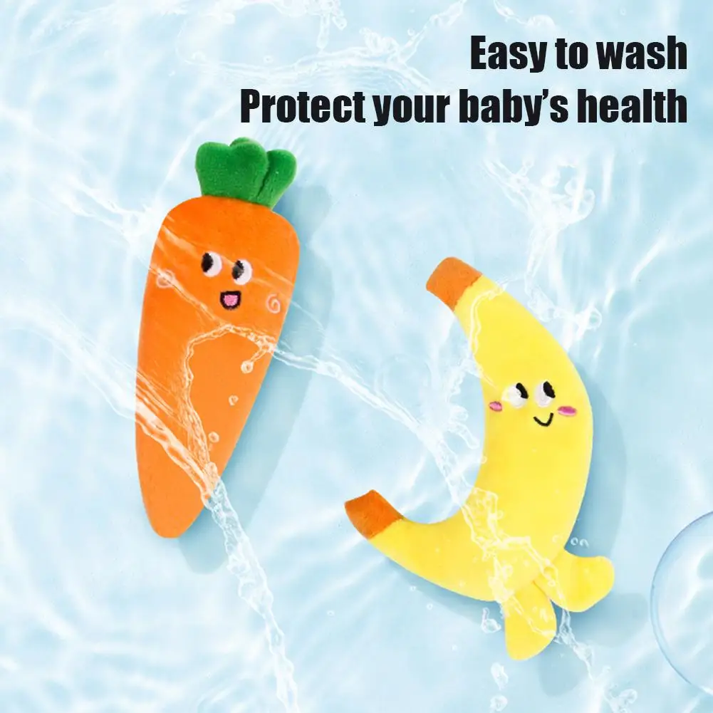 Cute Anti-startle Baby Comfort Hand-held Doll Stuffed Carrot Gift Hand Grip Toy Sleep Soothers Toy Decor for Newborn thumbnail 6