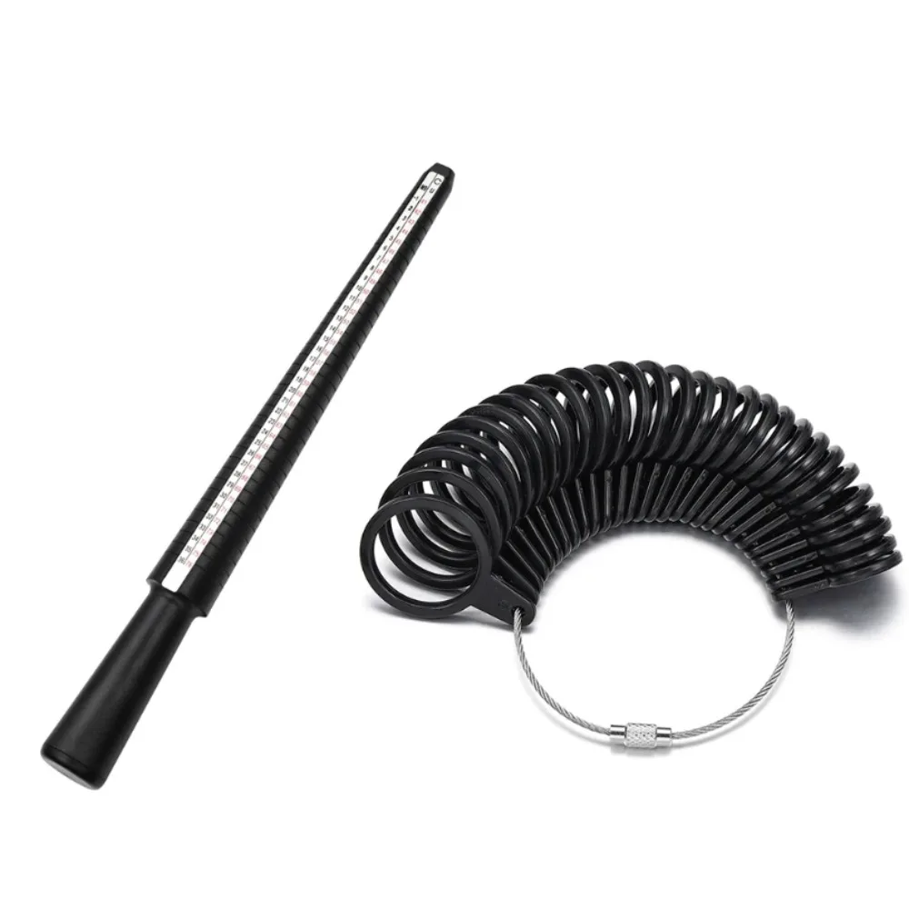Jewellery Tools Ring Size Mandrel Stick Finger Gauge Ring Sizer Measuring Jewelry Tool Set Ring Size Fashion Jewellery Tools