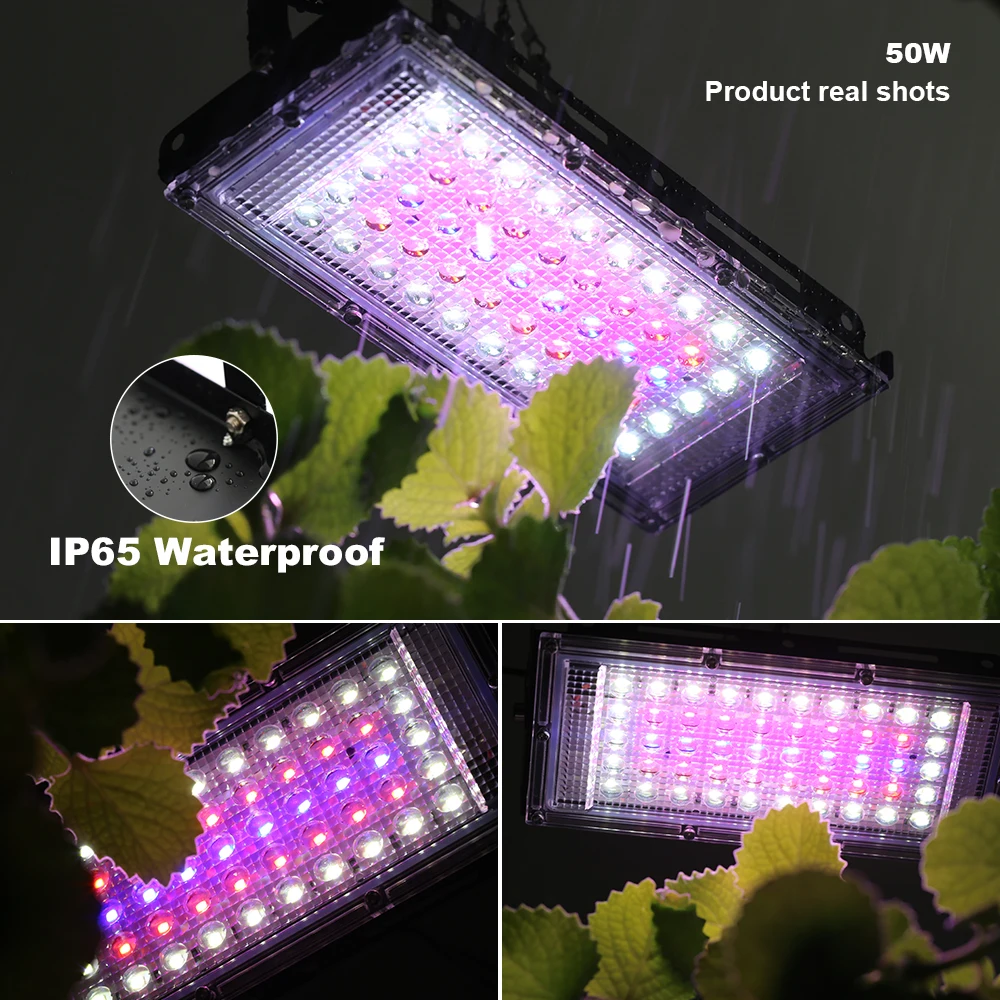 LED Grow Light Phytolamp For Plants USB 5V Sunlike Full Specturm Plant Lights Adjustable Brightness Floodlight Hydroponic IP65 thumbnail 5
