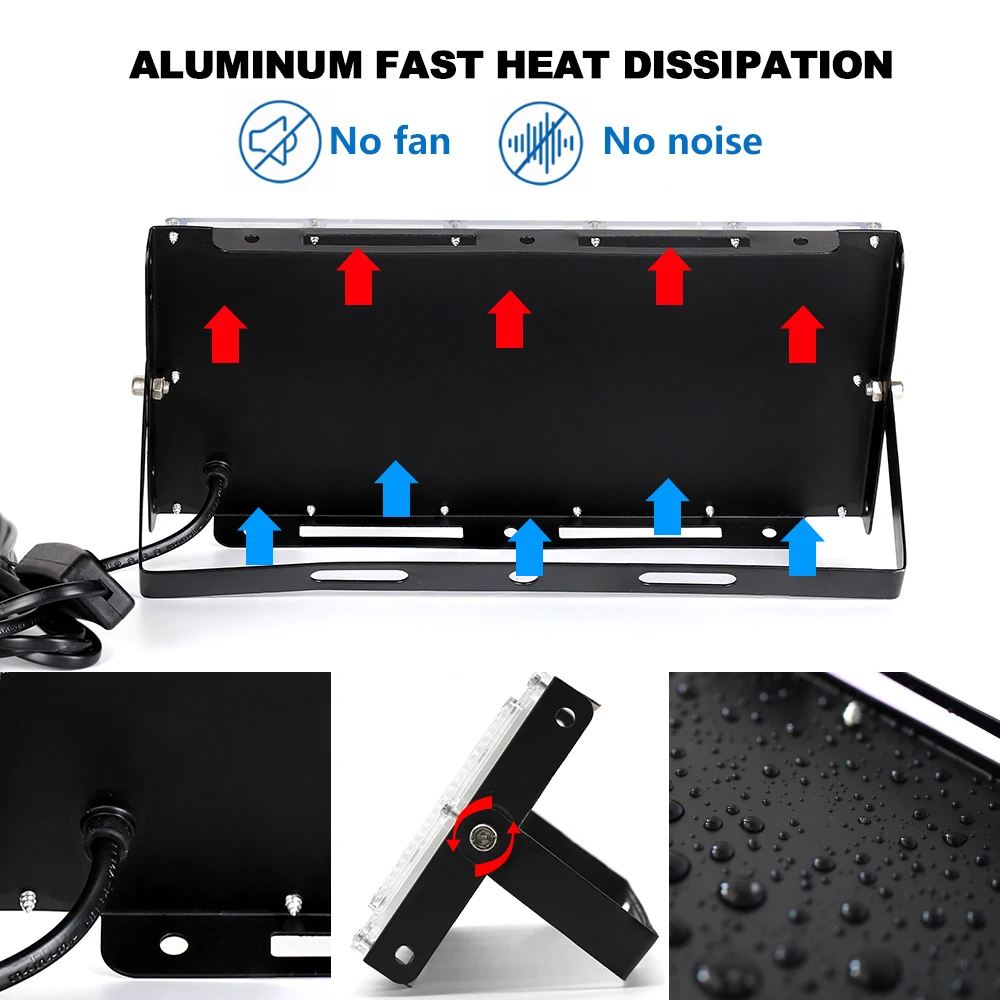 LED Grow Light Phytolamp For Plants USB 5V Sunlike Full Specturm Plant Lights Adjustable Brightness Floodlight Hydroponic IP65 thumbnail 3