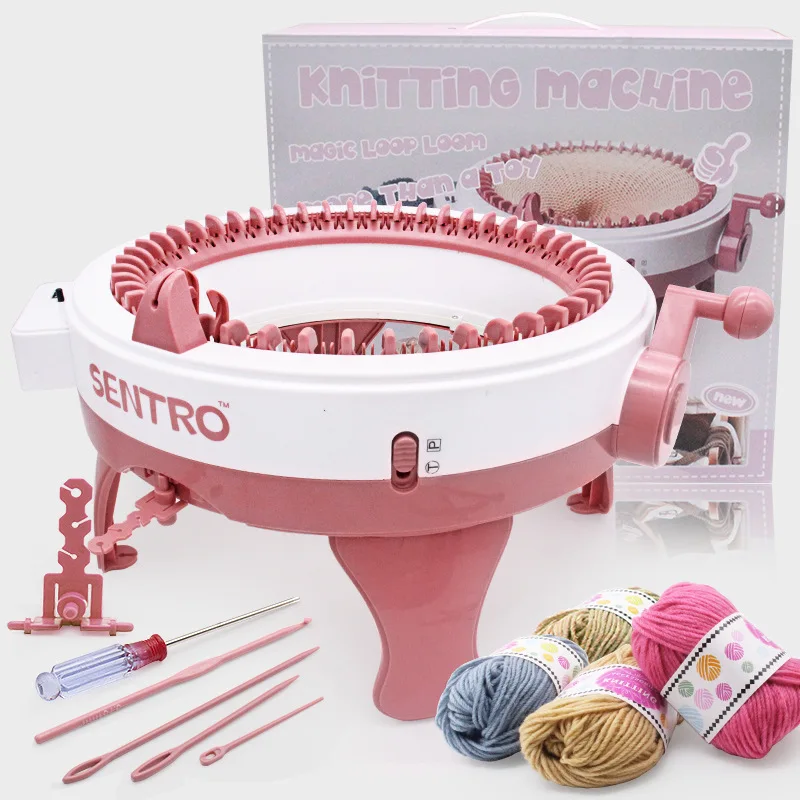 22/40/48 Needles Creative DIY Knitting Machine Magic Loop Weaving Loom Weaving Scarf Sweater Hat Socks Kids Educational Toy thumbnail 2