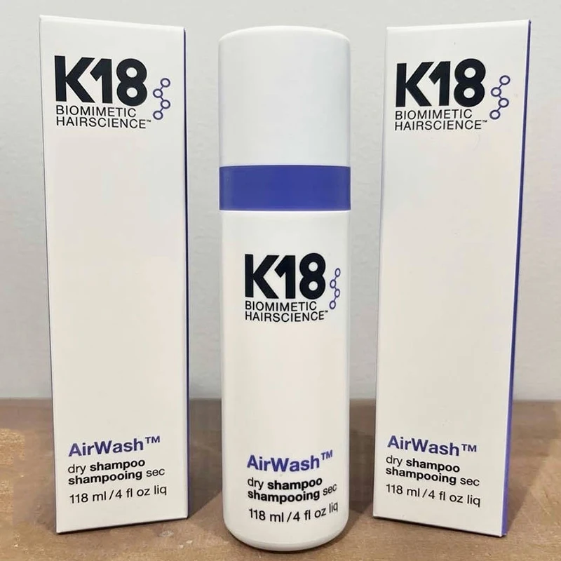 K18 AirWash Original Dry Shampoo 118ml Conditioners NonAerosol Balances Scalp Controls Excess Oil Production Repair Dry With Box thumbnail 3