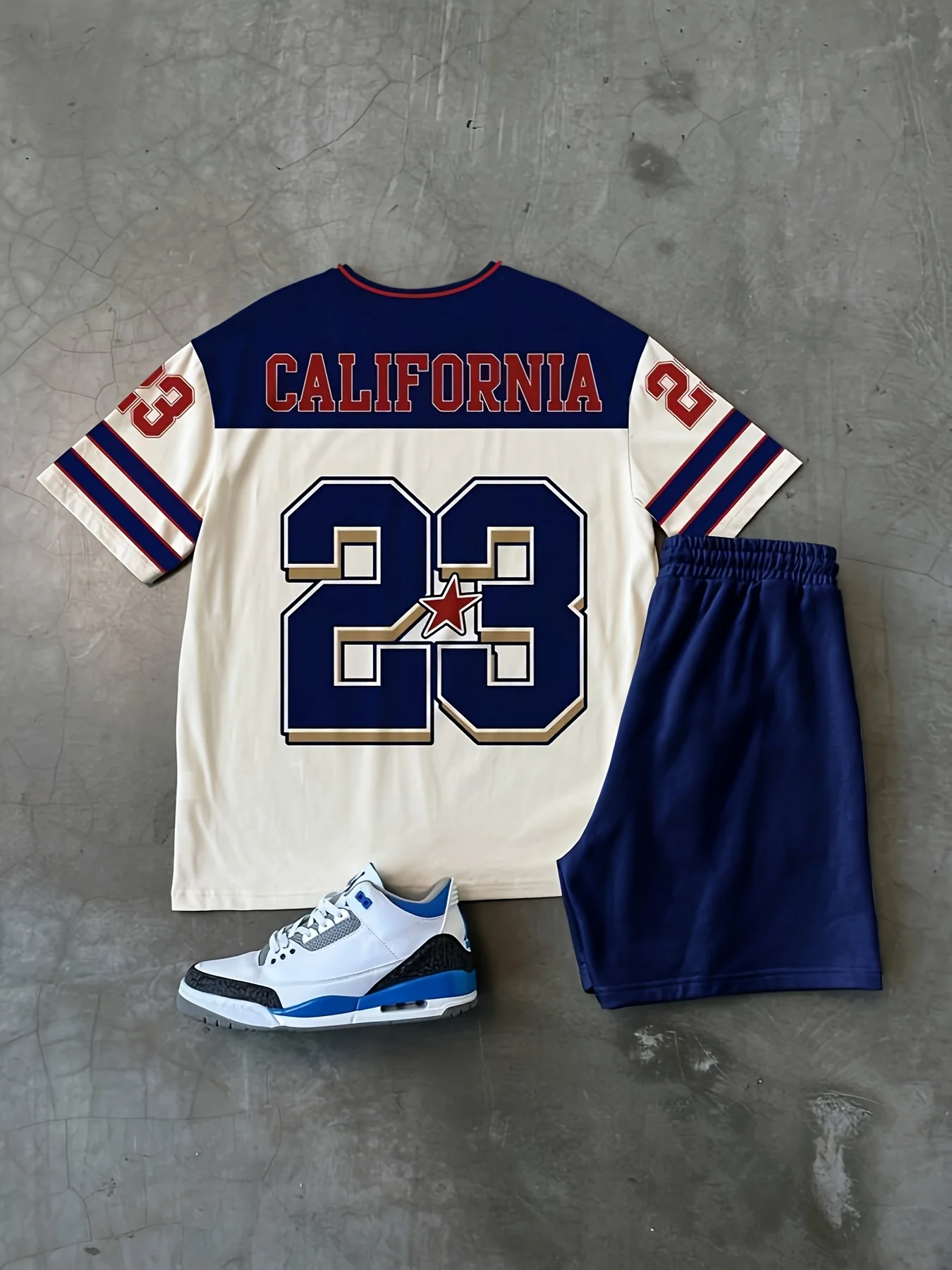 The 2025 summer new men's set features street casual hip-hop fashion comfort and softness with 3D digital pattern printing thumbnail 3