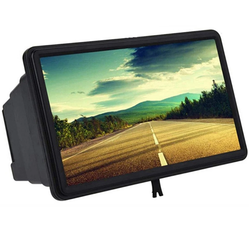 Universal Portable Mobile Phone Screen Magnifier 3D Enlarger Magnifying Amplifier Bracket Foldable Desk Smartphone Holder Stand thumbnail 4