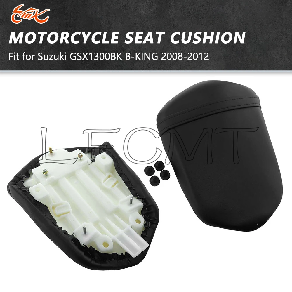 Motorcycle Leather Rear Passenger Seat Saddle Pillion Fit for Suzuki GSX1300BK B-KING GSX1300 BK 2008 2009 2010 2011 2012
