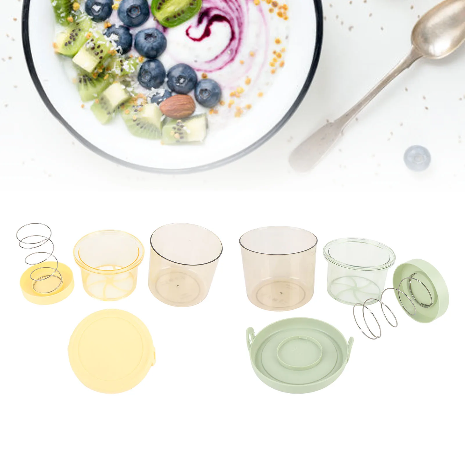 Yogurt Cheese Maker Machine Efficient Sustainable Round Safe Fine Mesh Greek Yogurt Strainer Easy To Clean for Home thumbnail 2