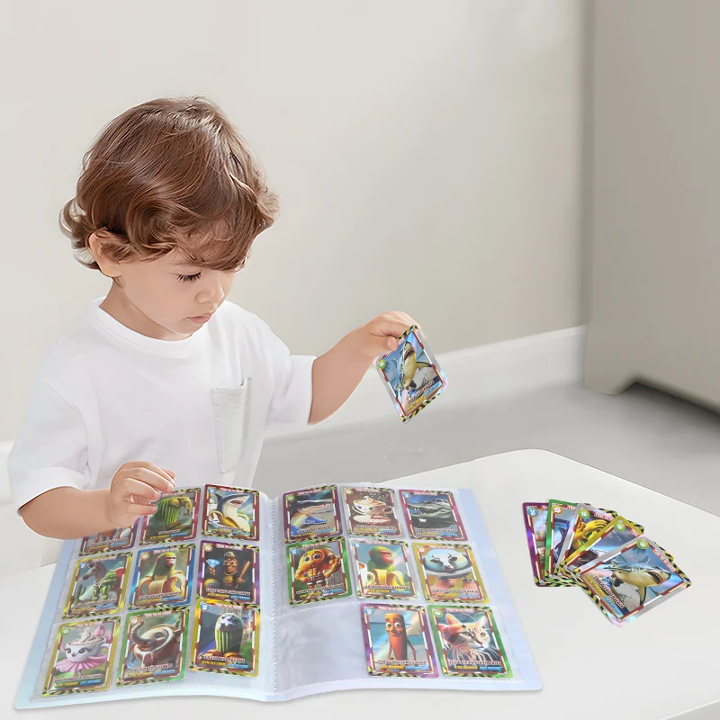 Italian Brainrot Laser Card Booklet Tung Tung Sahur Tralalero Tralala Collection Cards Booklet Trading Card Game Christmas Gifts thumbnail 5