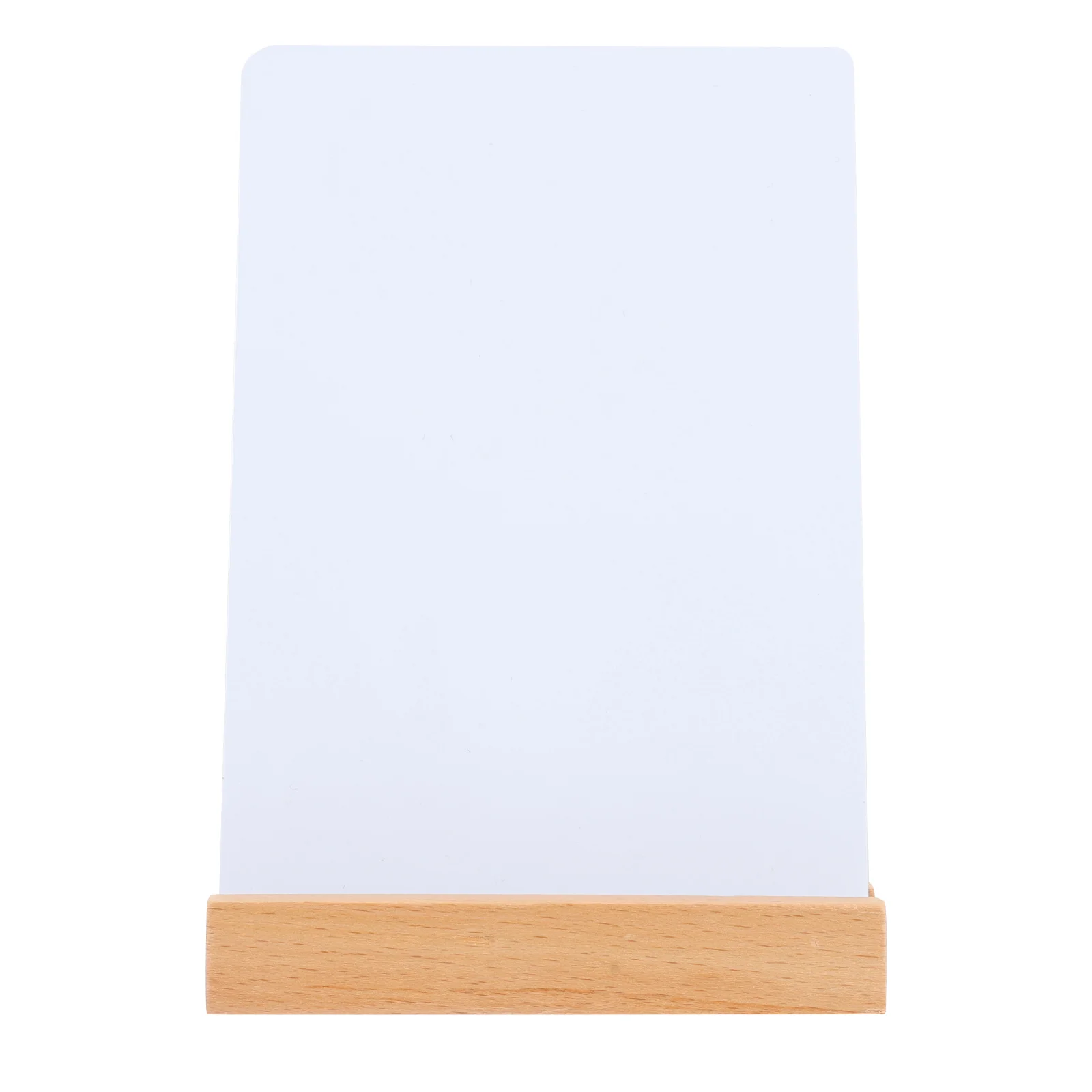 Desktop Whiteboard Wooden Base A6 Size Lightweight Portable Message Board Home Office School Use Bulletin Memo Display thumbnail 5