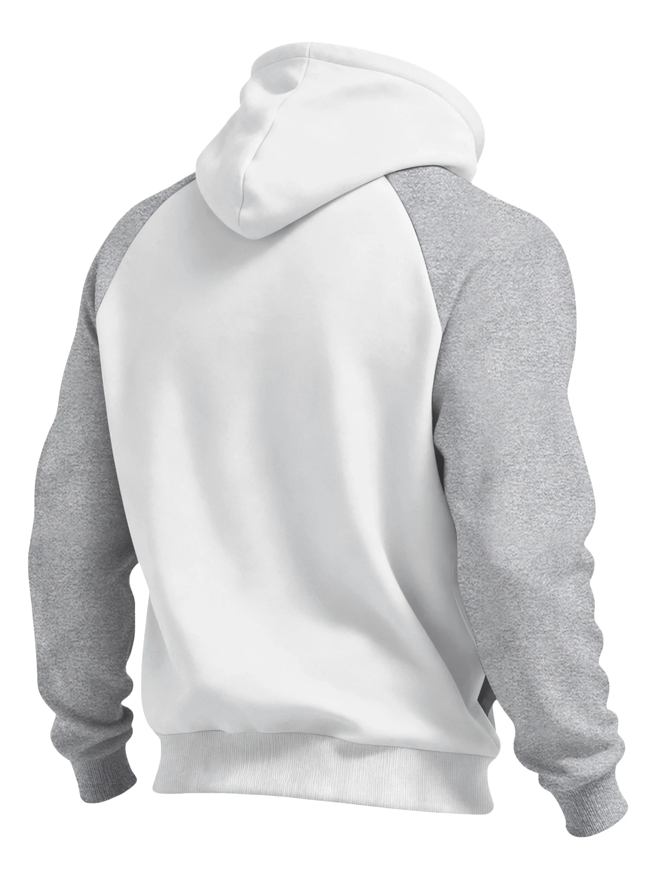 New Autumn Ainter Outdoor Sports Style Raglan Contrast Color Hooded Sweatshirt Fashionable Trendy Versatile Men's Tops thumbnail 2