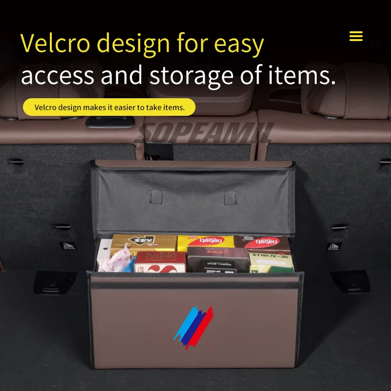 Car Trunk Organizing And Storage Box For BMW X1 X3 X5 X7 E46 E60 E70 E72 E87 E90 E92 G01 G05 G10 G15 G20 G30 F01 F10 F15 F20 F30 thumbnail 6
