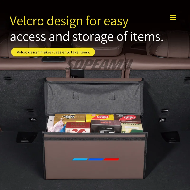Car Trunk Organizing And Storage Box For BMW X1 X2 X3 X4 X5 X7 E46 E60 E70 E72 E82 E90 E92 G05 G10 G20 G30 F05 F10 F20 F25 F30 thumbnail 6