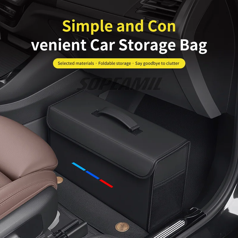 Car Trunk Organizing And Storage Box For BMW X1 X2 X3 X4 X5 X7 E46 E60 E70 E72 E82 E90 E92 G05 G10 G20 G30 F05 F10 F20 F25 F30 thumbnail 4