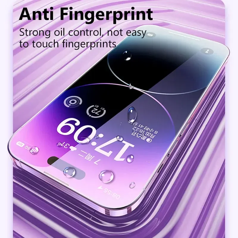 1-5Pcs HD Tempered Glass Screen Protector For iPhone 11 12 13 14 15 16 17 Pro Max 14 15 16 Plus 16 Air Glass Anti-Scratch Film thumbnail 2