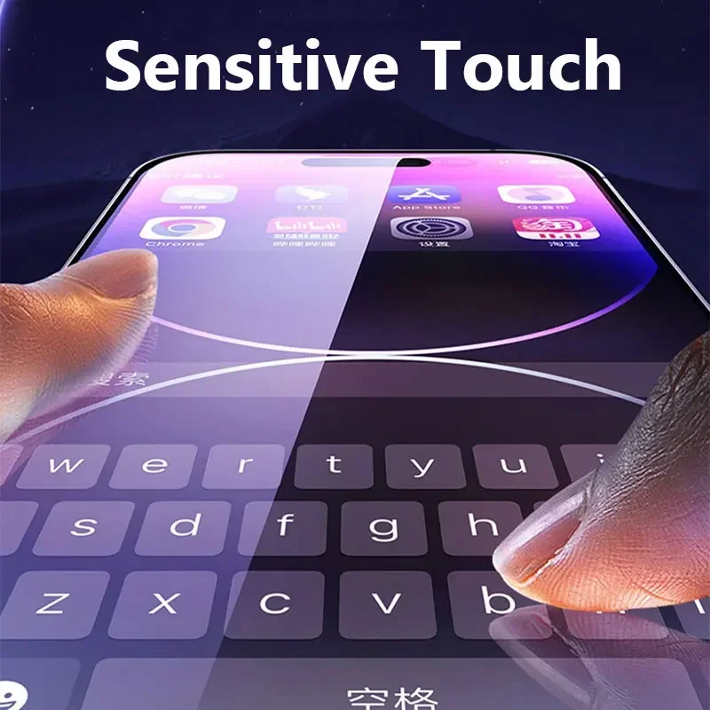 1-5Pcs HD Tempered Glass Screen Protector For iPhone 11 12 13 14 15 16 17 Pro Max 14 15 16 Plus 16 Air Glass Anti-Scratch Film thumbnail 6