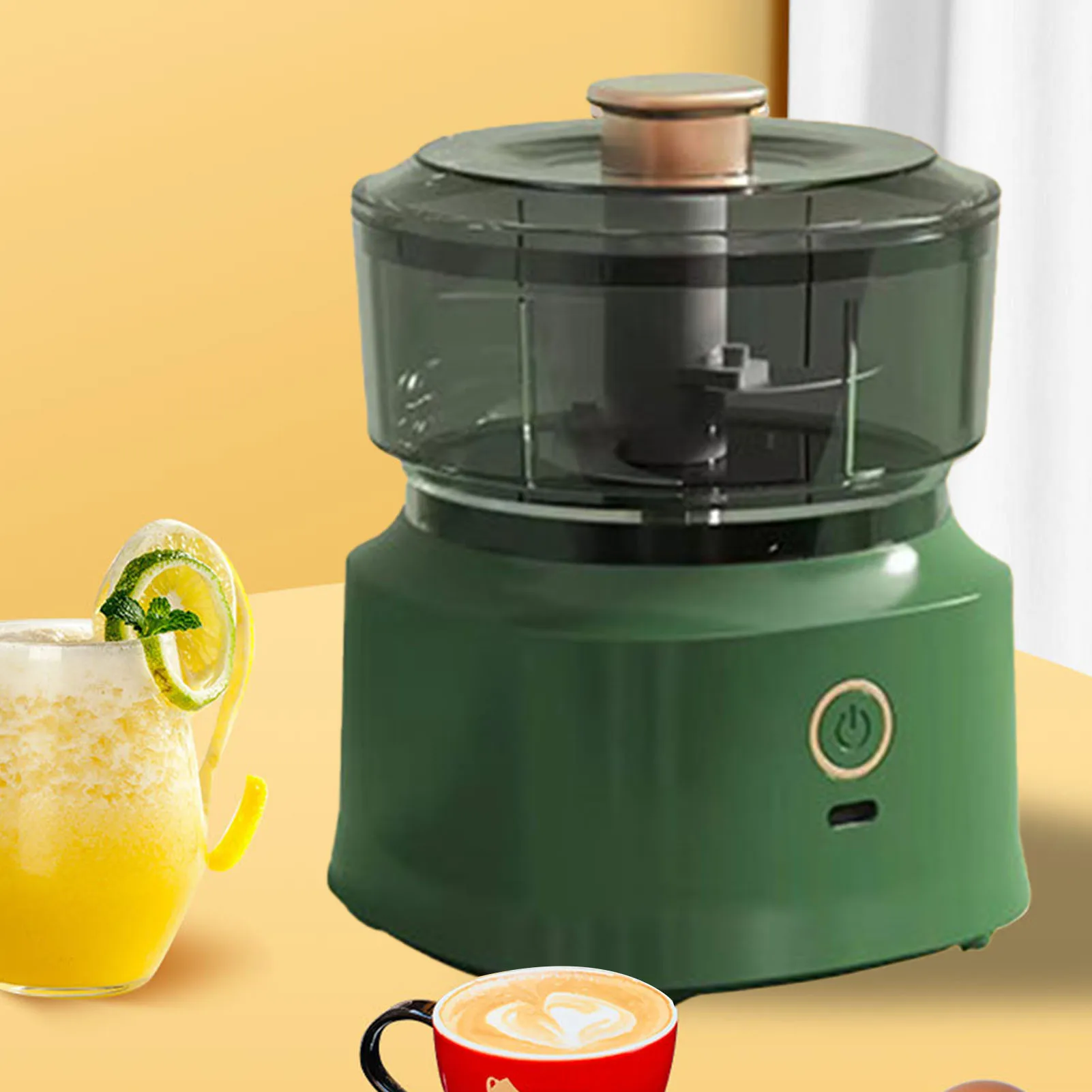 Electric Meat Chopper Grinder Blender Multifunctional Stainless Steel Blades Efficient Safe Food Blender for Kitchen thumbnail 4