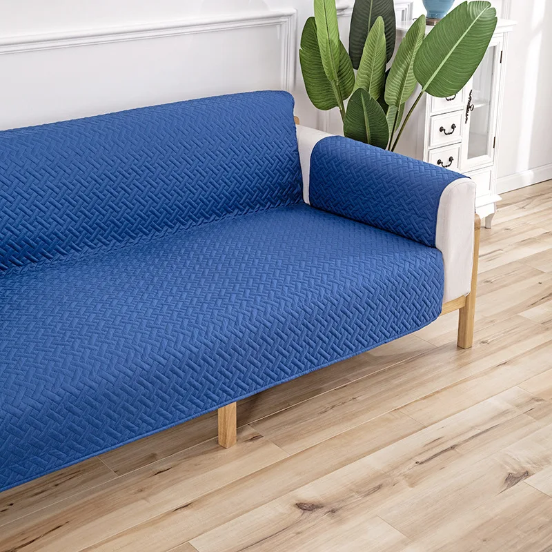 1/2/3 Seater Waterproof Sofa Cover for Pet Dog Kids Mat Furniture Protector Cushion Washable Grid Couch Slipcovers Living Room thumbnail 2