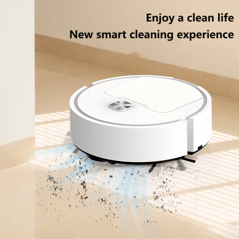 Mini Silent Smart Sweeping Robot Three-in-one Multi-function Cleaning Machine Vacuum Cleaner Sweep Mop Brush 2025 thumbnail 3