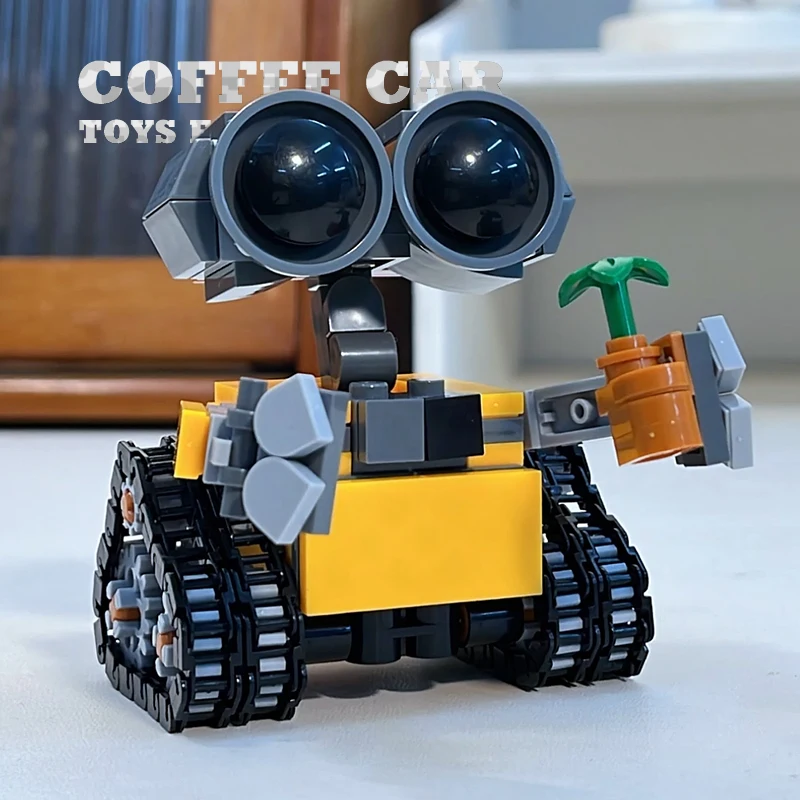 Sci-Fi Movie Robot Wall E MOC Building Blocks Dolls Space Mecha MOC Bricks Action Figure Toys Adult Children Birthday Gifts DIY thumbnail 2