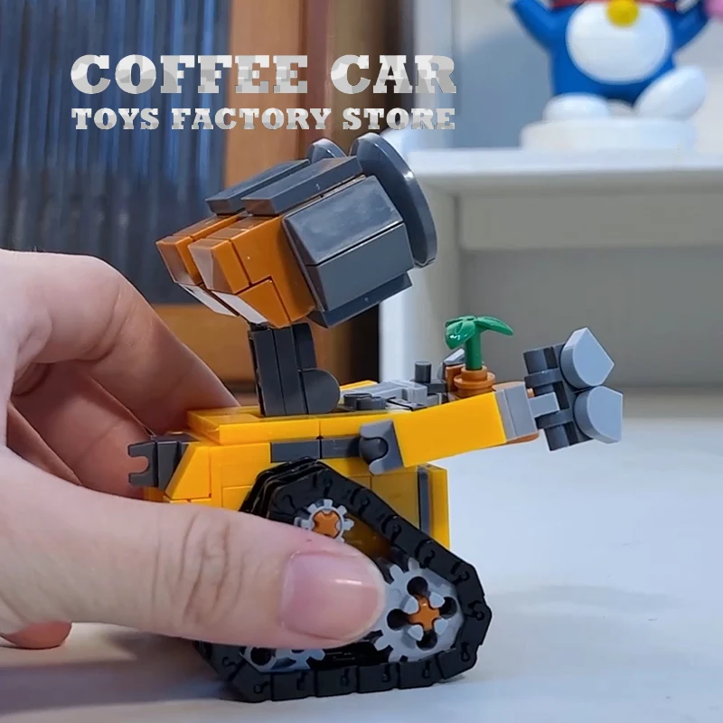 Sci-Fi Movie Robot Wall E MOC Building Blocks Dolls Space Mecha MOC Bricks Action Figure Toys Adult Children Birthday Gifts DIY thumbnail 5